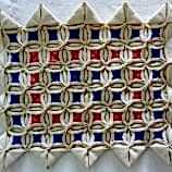 Dolls Quilt-Cathedral Window by Edyth Henry